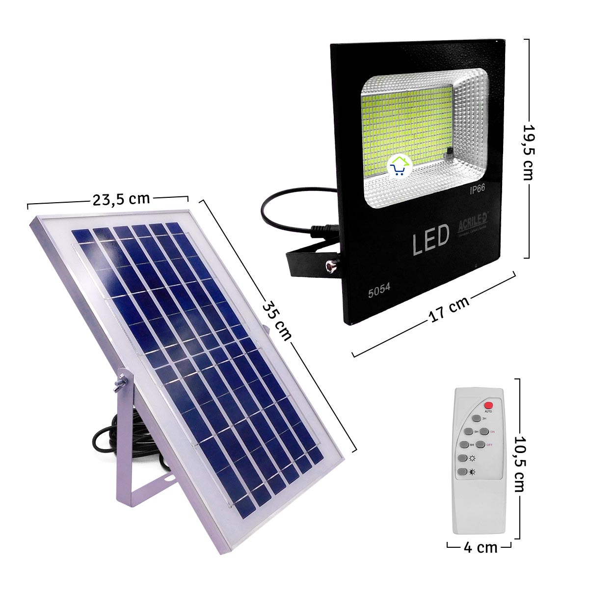Miniatura 5 de Reflector Solar Lampara TG007-30W